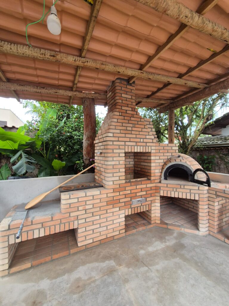 Conjunto 3em1 churrasqueira de 80 forno iglu e fogão 3 bocas São Sebastião
