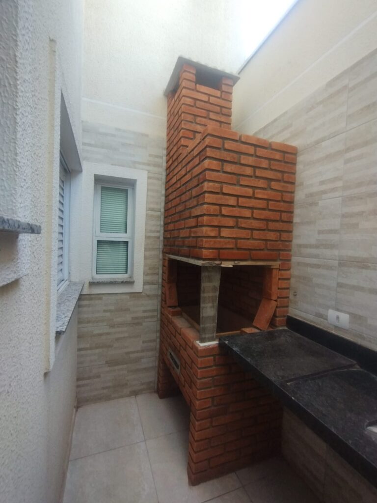 Churrasqueira em caixa lateral aberta de 80 X 70 X 3,20 Santo André
